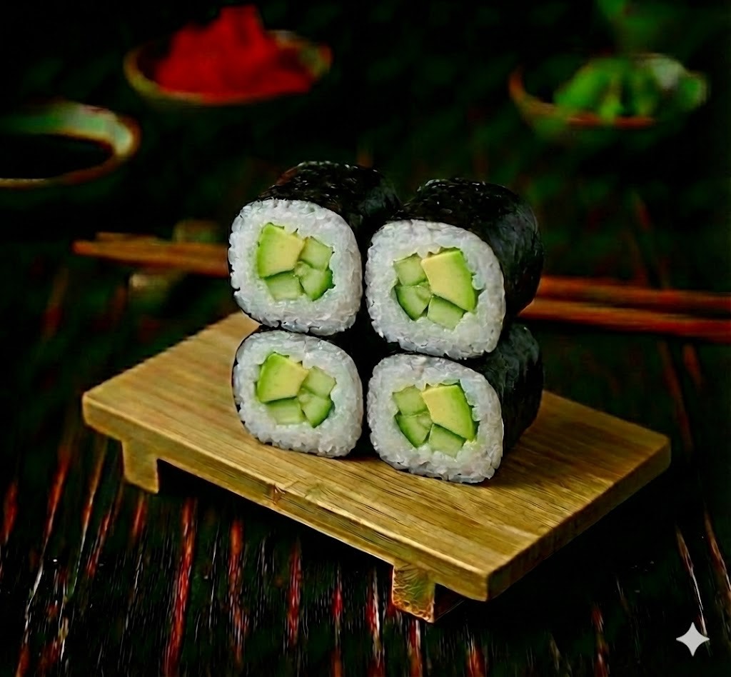 Maki Avocat Concombre Sesame